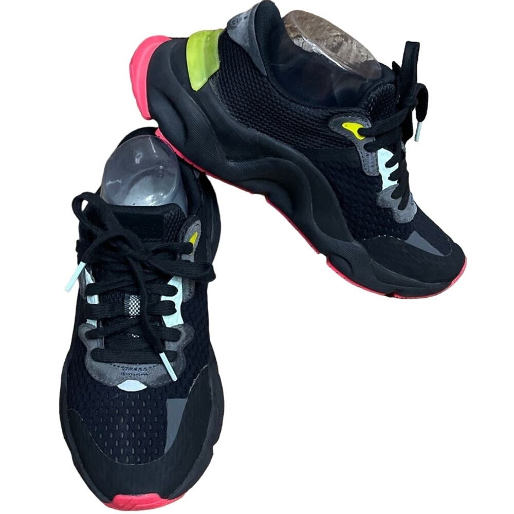 Sorel Kinetic RNEGD Athletic Shoes Black Laser Red SZ 7.5